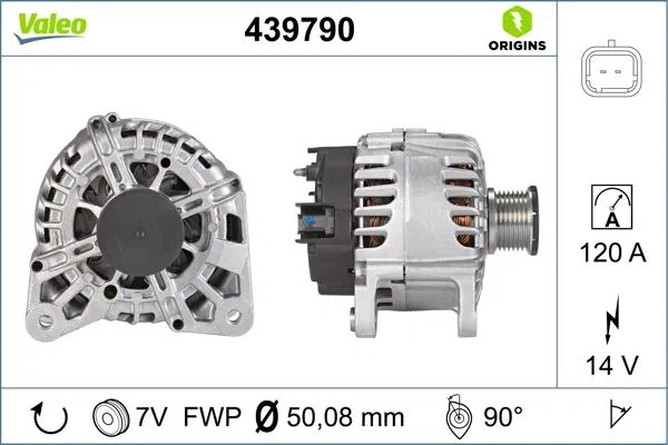 231007562R Alternatör Renault | 439790 VALEO