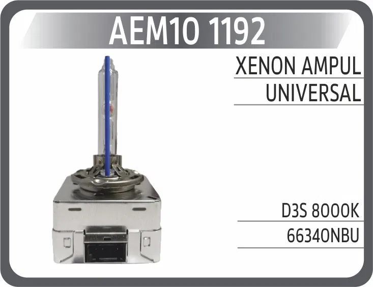 Xenon Ampul D3S 8000K | 1192 AEM