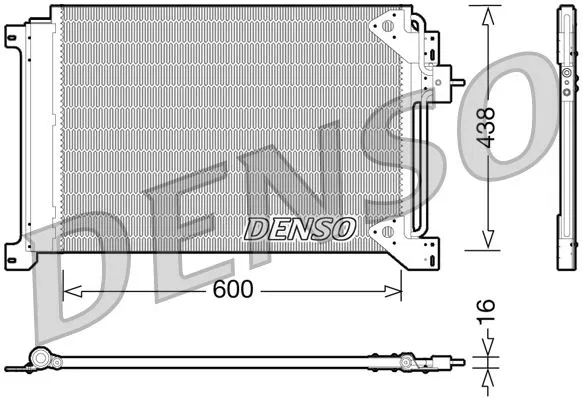 41214450 Klima Radyatörü | DCN12004 DENSO