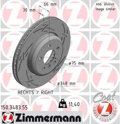 Fren Diski BMW 5 | 150.3483.55 ZIMMERMANN