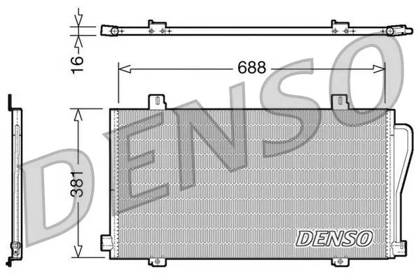 7701052120 Klima Radyatörü Opel Movano A | DCN23017 DENSO