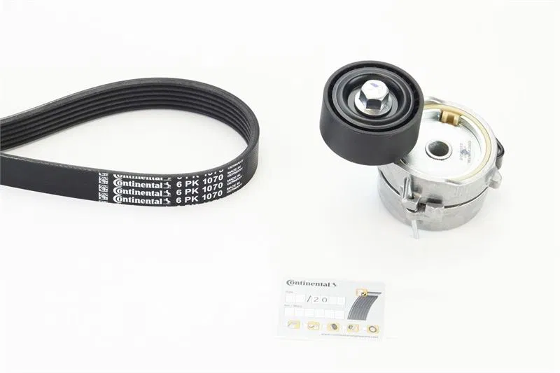 1621267280 Kanallı V Kayışı Seti 6PK1070 Corsa F-CROSSLAND-MOKKA-P108-P208-P301-P308-P508-P2008-C-ELYSEE- C3-C4-DS3-PROACE 1.2 B-D-F12XHT Puretech | 6PK1070K5 CONTINENTAL