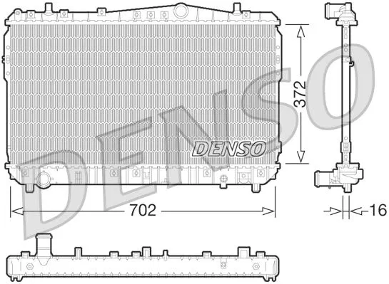 96553378 Su Radyatörü | DRM08004 DENSO
