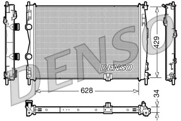 21400JD70A Su Radyatörü Nissan Qashqai I | DRM46017 DENSO
