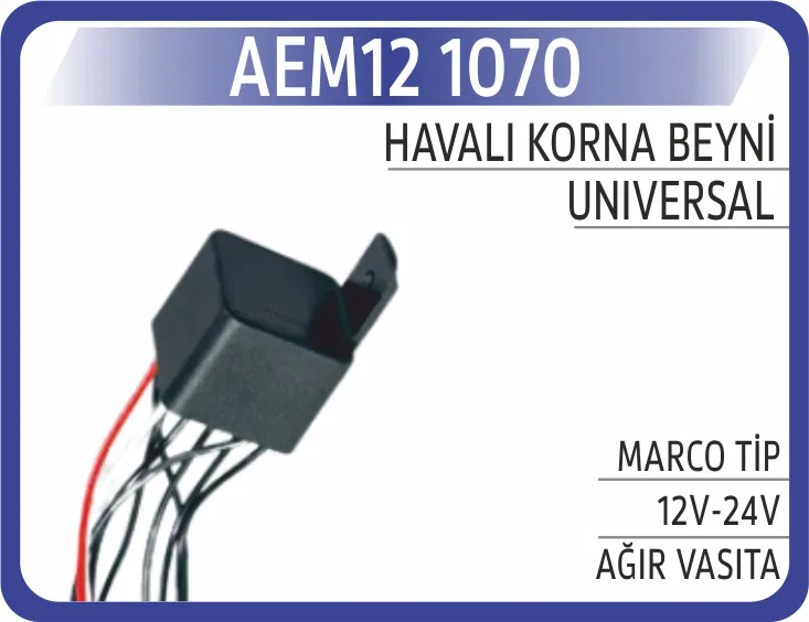 MARCO-3 Havalı Korna Beyni Marco Tip 12V - 24V | 1070 AEM