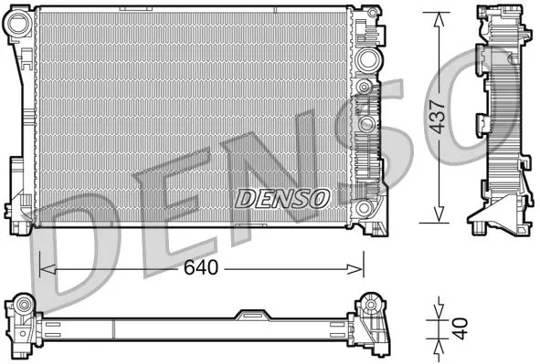 A2045003103 Su Radyatörü | DRM17046 DENSO
