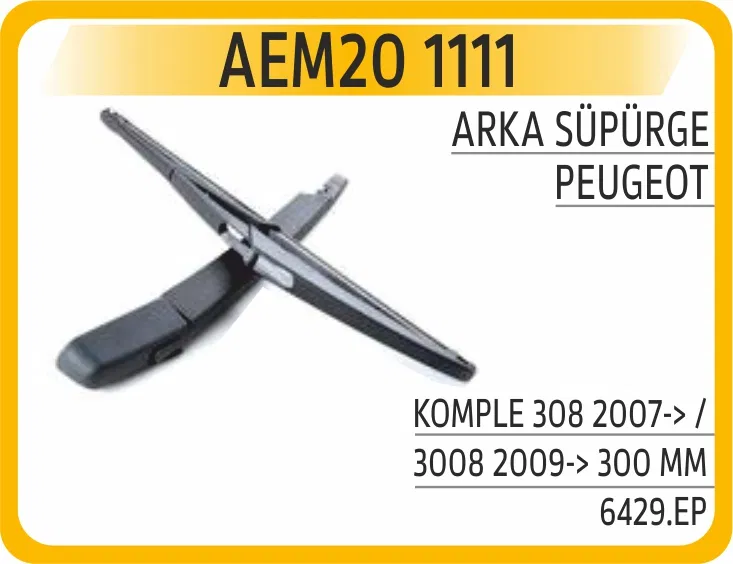 6429EP Arka Süpürge Komple 308 2007- /3008 2009- | 1111 AEM