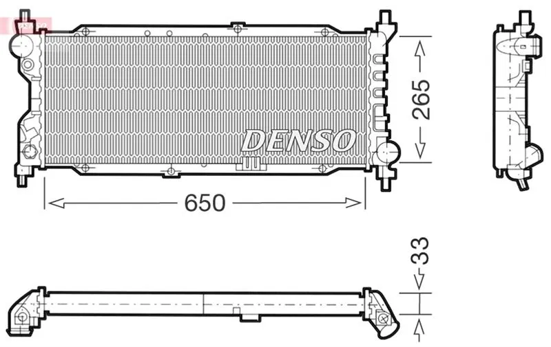 1300151 Su Radyatörü Opel Combo Box | DRM20036 DENSO