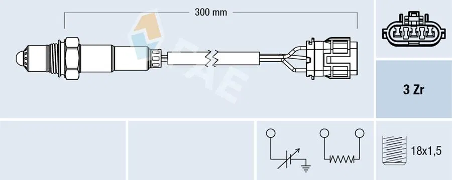 3921022015 Oksijen Sensörü Hyundai Accent I | 77710 FAE
