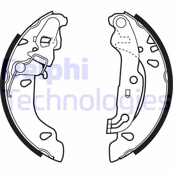 YS512200AB Fren Pabucu Arka Ford FİESTA. Fiesta VAN. Ka 02/00 | LS1926 DELPHI