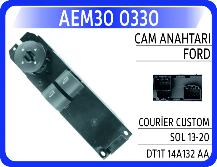 DT1T14A132AA Cam Anahtarı Ford Courier Custom Sol 13-20 | 0330 AEM