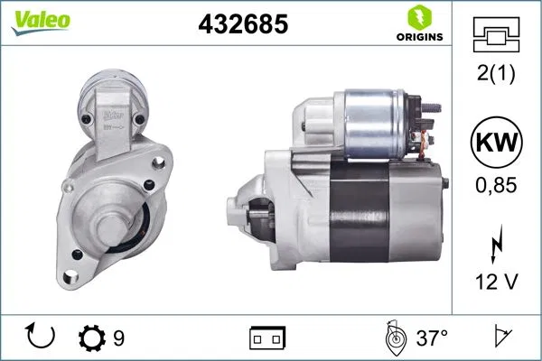 7700864608 Marş Motoru Renault | 432685 VALEO
