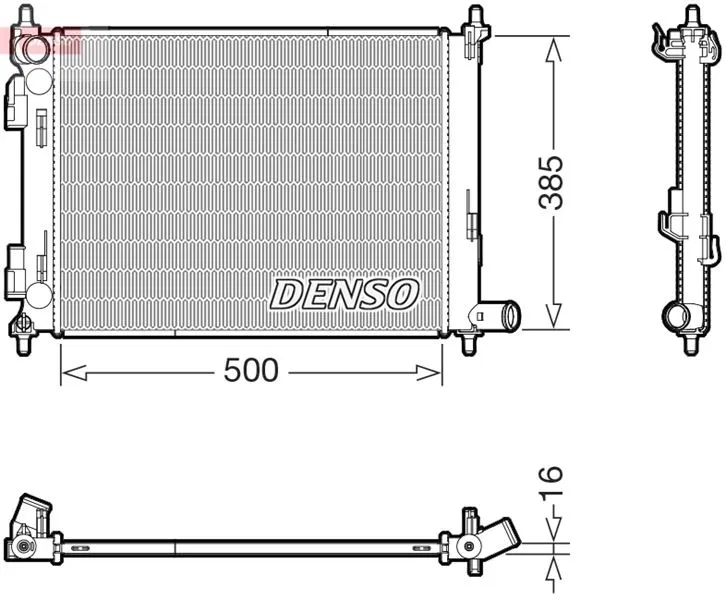 25310H8000 Thermal Radiator | DRM43013 DENSO