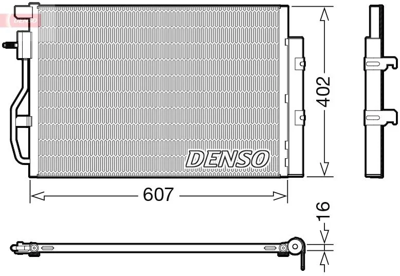 95358526 Klima Radyatörü | DCN15008 DENSO