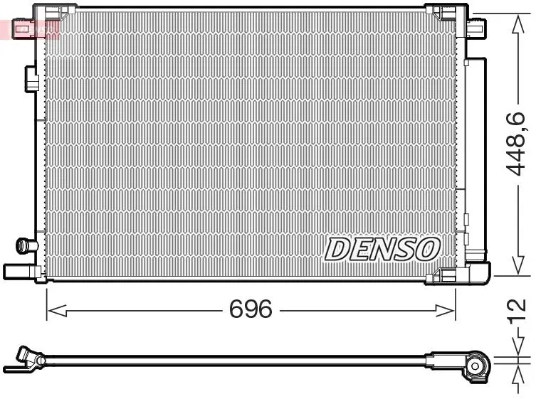 884A006020 Klima Radyatörü | DCN50128 DENSO