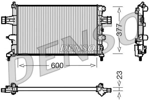 1300195 Su Radyatörü Opel Astra G | DRM20081 DENSO