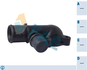 1336.K2 Su Flanşı Citroën Saxo | 54316 FAE