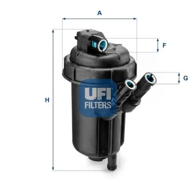 93179236 Yakıt Filtresi Hazne Komple (Mazot) Astra H / Corsa C / Z13DTH 1.3D OEM Orijinal Equipment Manufac | 55.116.00 UFI