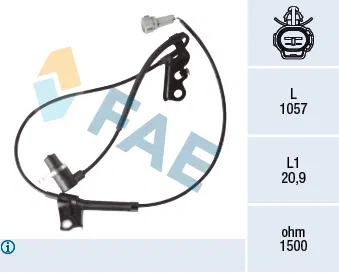 8954202040 Tekerlek Hiz Sensörü - ABS | 78419 FAE