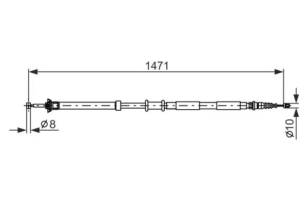 46829766 Fren Teli Fiat Panda | 1987477970 BOSCH
