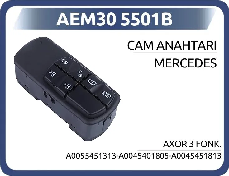 A0055451313 Cam Anahtarı Mercedes Axor 3 FONK. | 5501B AEM