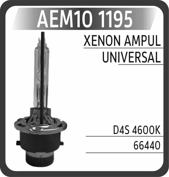 6644042402 Xenon Ampul D4S 4600K | 1195 AEM