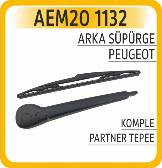6429.FL Arka Silecek Kolu + Süpürgesi Komple Peugeot | AEM20-1132 AEM
