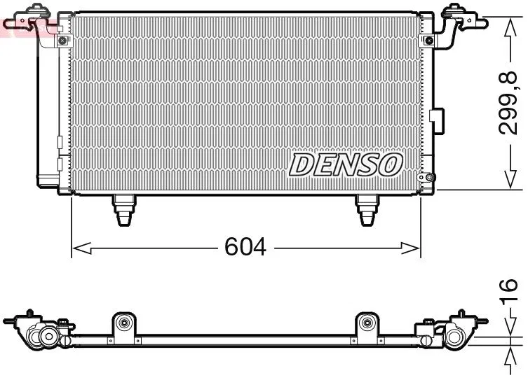 73210AJ000 Klima Radyatörü | DCN36005 DENSO