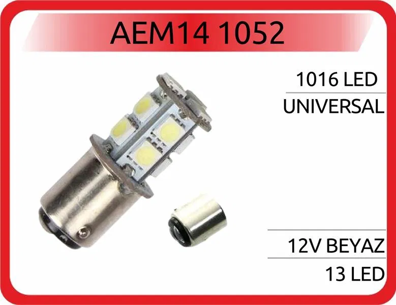1016 Led 12V Beyaz 13LED | AEM14-1052 AEM