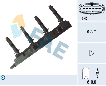 9153250 Ateşleme Bobini | 80269 FAE