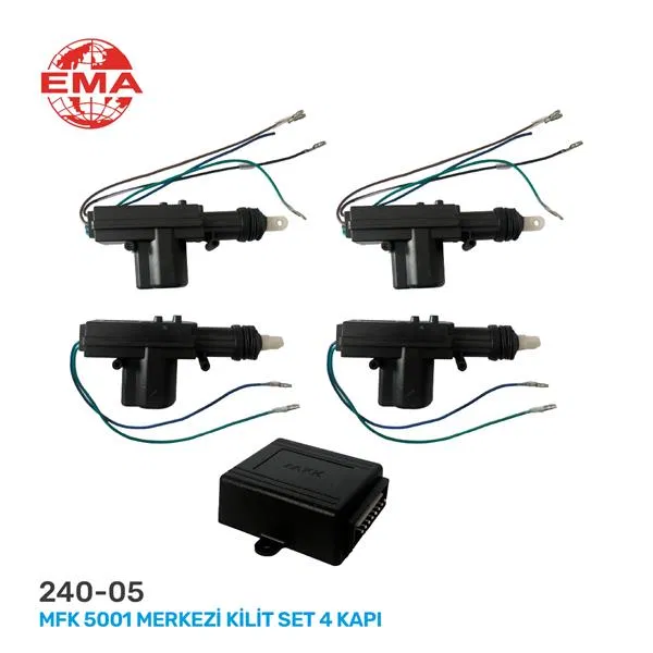 (MFK-5001) Merkezi Kilit Set 4 Kapı | 240-05 EMA