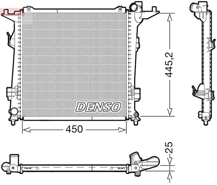 253101H800 Su Radyatörü KIA PRO CEE'D | DRM43006 DENSO