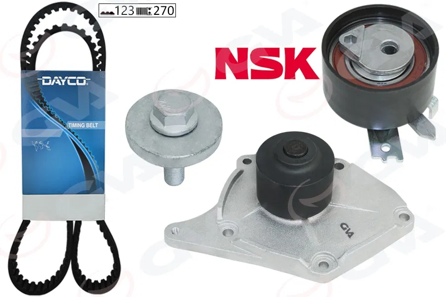 7701478031 Su Pompalı Triger Seti (123 Dış 27mm) Clio II 01- | 59WPK1422D GVA