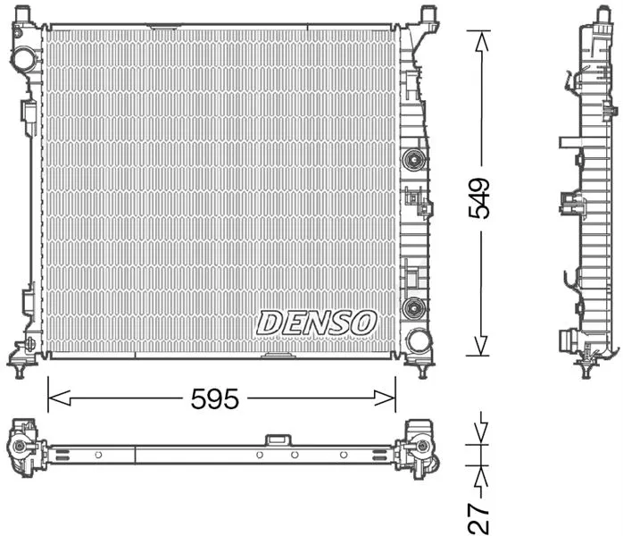 A0995001303 Su Radyatörü | DRM17055 DENSO