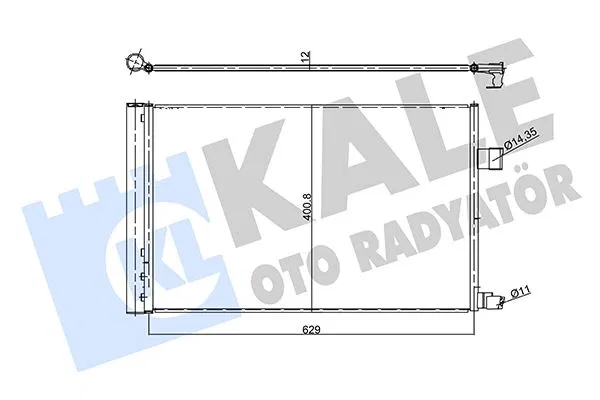 T2H37897 Klima Radyatoru 204DTD 204DTH Jaguar F-PACE (X761) | 358740 KALE