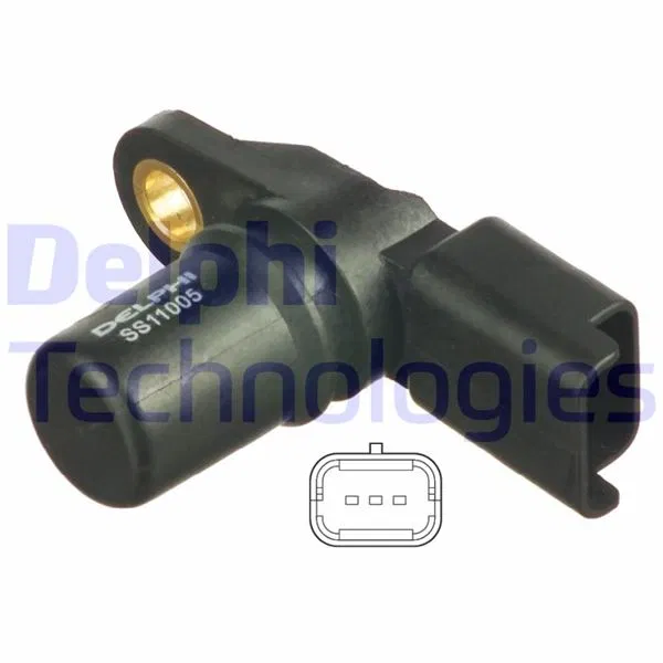 8200033686 Kam Mili Sensörü Renault Clio II 1.5 DCI 01-12, Clio III 1.2 16V 05-14, 1.6 16V 05-07, 2.0 16V 06-14, 1.5 DCI 05-12, Megane II 1.6 05-08, 1.6 16V 02 | SS11005 DELPHI