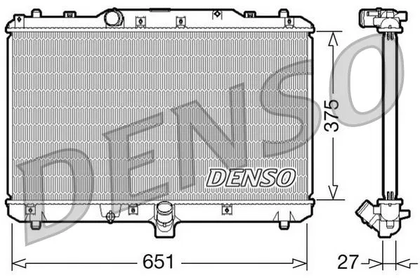 71746849 Su Radyatörü Suzuki SX4 | DRM47022 DENSO