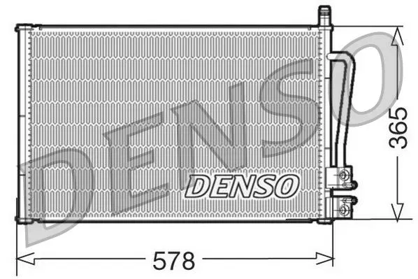 5S6H19710BB Klima Radyatörü Ford Fiesta V | DCN10008 DENSO