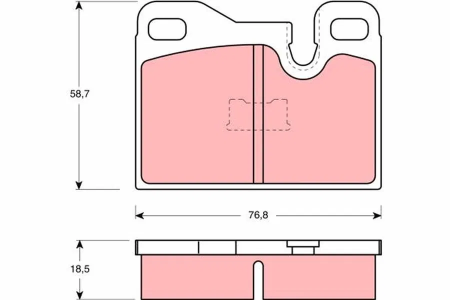 477698151 Disk Balata Porsche 944 | GDB310 TRW