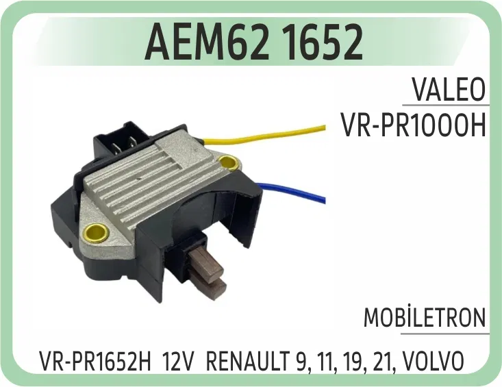 VRPR1000 Konjektor IP1652 Renault 9. 11. 19. 21. Volvo | AEM