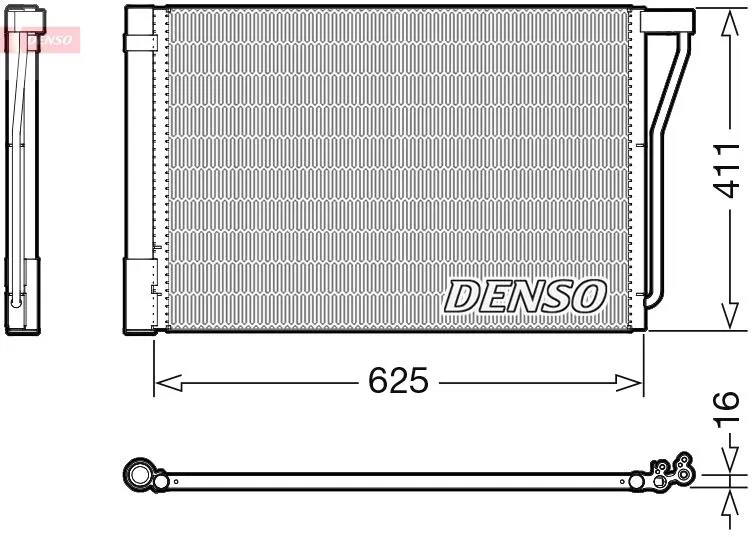 17112284243 Klima Radyatörü | DCN05022 DENSO