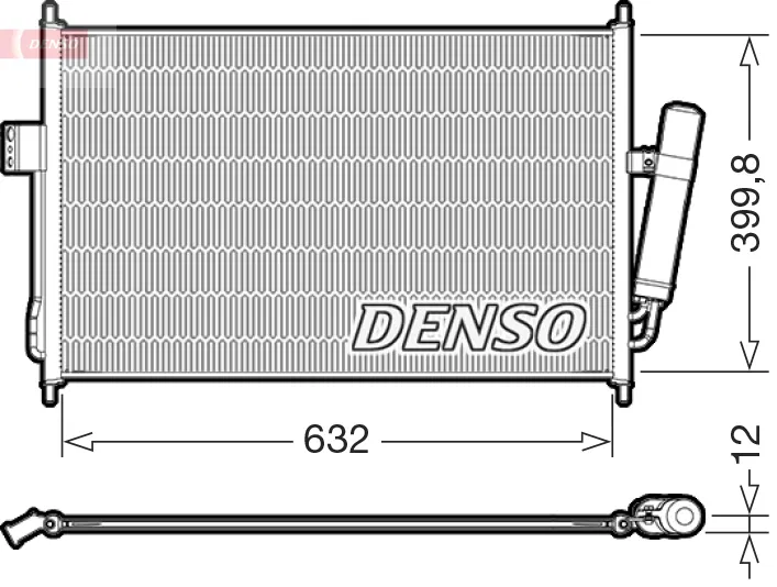 8980526342 Klima Radyatörü | DCN99084 DENSO