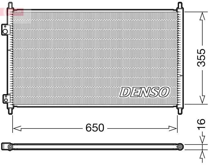 80110S5A003 Klima Radyatörü | DCN40018 DENSO
