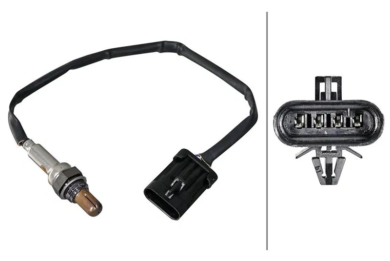 93338741 Lambda SENSÖRÜ.4-KUTUPLU.ISITILMIŞ.CHEVROLET Celta | 6PA358221331 HELLA