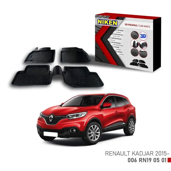3D Paspas Renault Kadjar 2015- | 006RN190501 NIKEN