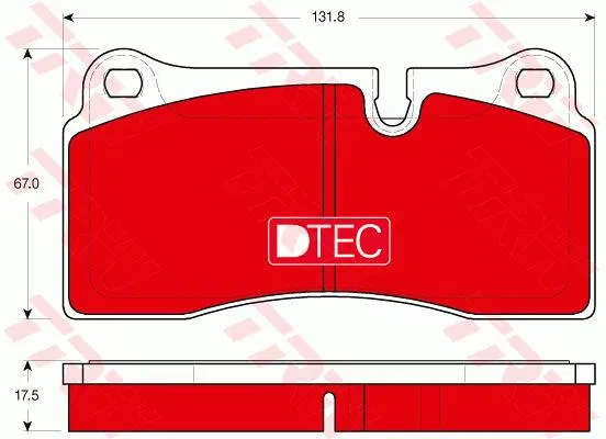 420698451C Disk Balata Audi Q7 | GDB1816DTE TRW