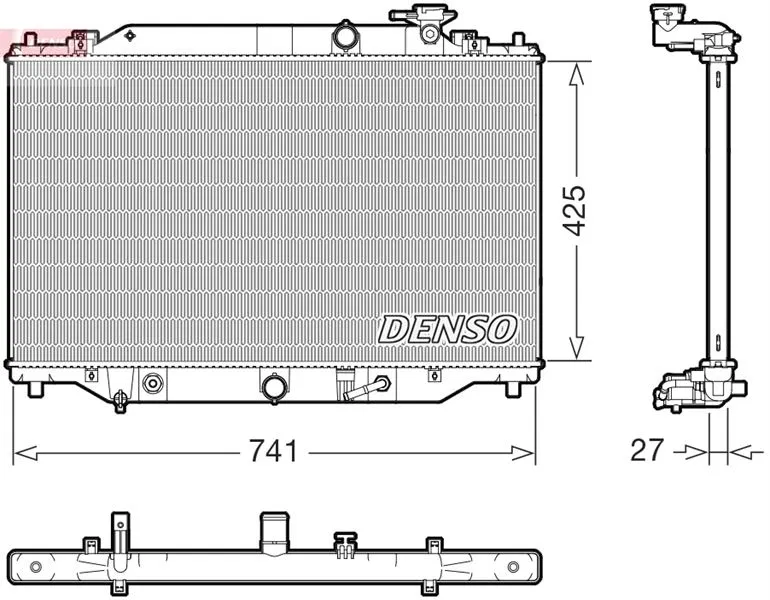 SH9P15200 Thermal Radiator | DRM44051 DENSO