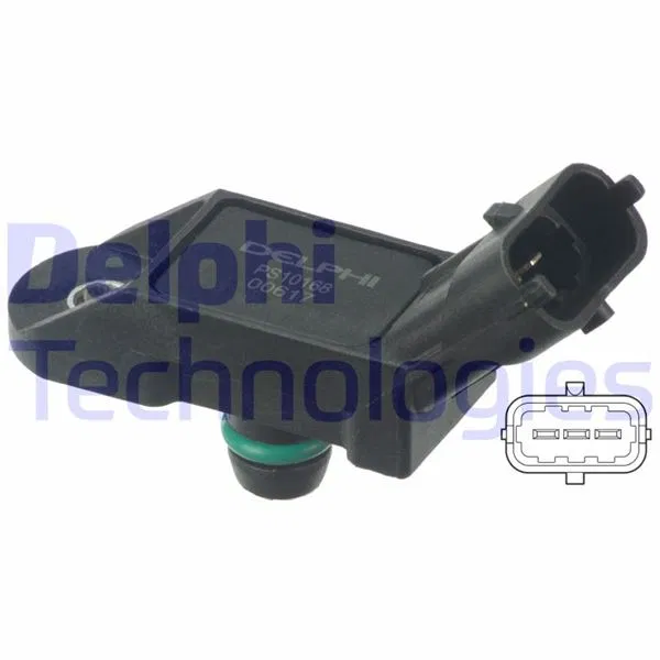 77363792 Map Sensörü Fiat Doblo, Grande Punto, Idea, Linea, Punto, Punto Evo, Lancıa Musa, Ypsilon | PS10168 DELPHI
