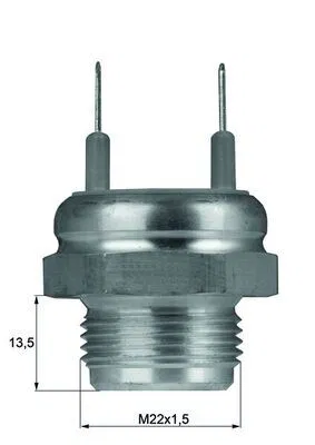 96029641 Fan Müşürü 85-90C Renault Espace I 2.1 84-90, Espace II 2.1/2.2 94-00, Laguna I 2.2 95-01, Megane II 2.0 06-08, Trafic 2.1 89-97 | TSW7D MAHLE
