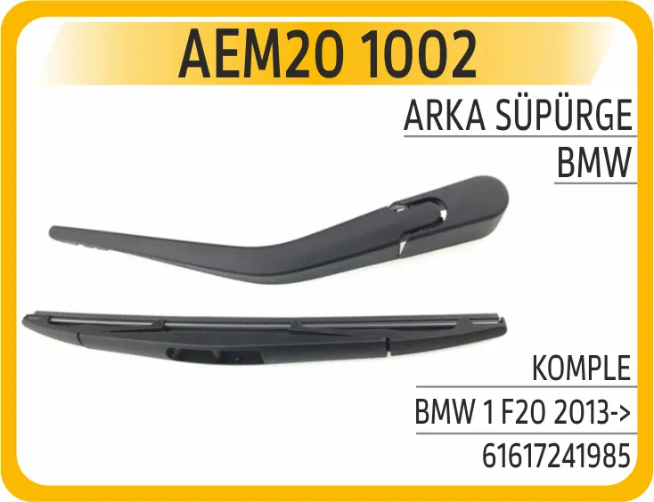 61617241985 Arka Süpürge Komple BMW 1 F20 2013- | 1002 AEM